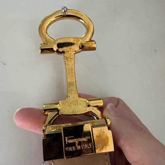 Salvatore Ferragamo Black Leather with Gold Hardware - Picture 6 of 16